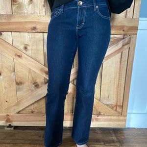 Women’s Banana Republic Curvy Boot Size 25p Blue Jeans